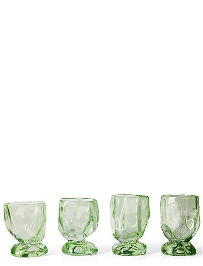 Weingläser, Nienke Sikkema 4er Set - 11,5x8x9 cm, 230 ml von HKLIVING