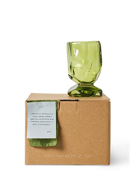 Weingläser, Nienke Sikkema 4er Set - 11,5x8x9 cm, 230 ml von HKLIVING