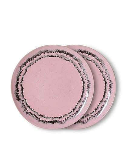 70s DesserttellerØ 18,5 cm, 2er Set von HKLIVING