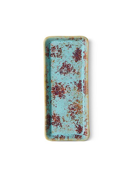 70s Tablett, Schale/Tablett2 x 7,7 x 18 cm von HKLIVING