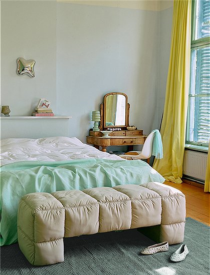 Puffy Lobby Bank45 x 40 x 140 cm von HKLIVING