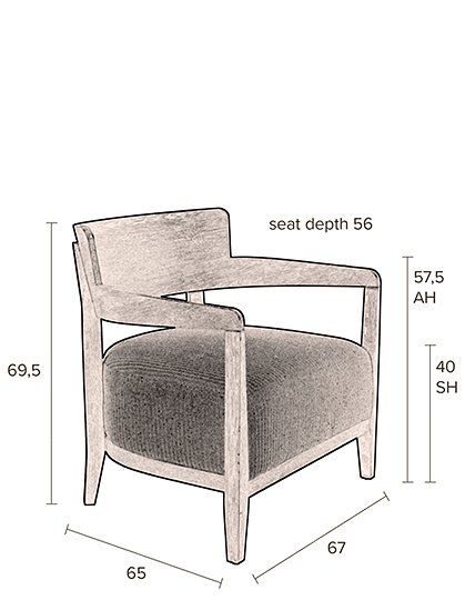 Lounge Stuhl Duran von Dutchbone &#9733; Kundenbewertung "Sehr gut" &#9733; 10&euro; Rabatt für Neukunden &#9733; Schnell verschickt &#9733; Günstig kaufen bei car-Moebel.de 