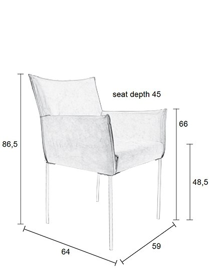 Armlehnenstuhl Dion &#9733; Kundenbewertung "Sehr gut" &#9733; 10&euro; Rabatt für Neukunden &#9733; Schnell verschickt &#9733; Günstig kaufen bei car-Moebel.de