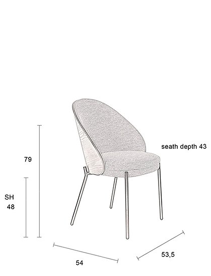 Stuhl Rodin von Dutchbone &#9733; Kundenbewertung "Sehr gut" &#9733; 10&euro; Rabatt für Neukunden &#9733; Schnell verschickt &#9733; Jetzt günstig kaufen bei car-Moebel.de