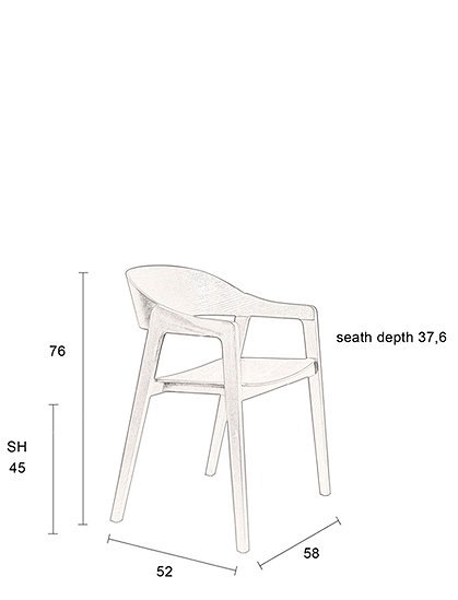 Stuhl Westlake von Dutchbone &#9733; Kundenbewertung "Sehr gut" &#9733; 10&euro; Rabatt für Neukunden &#9733; Schnell verschickt &#9733; Jetzt günstig kaufen bei car-Moebel.de