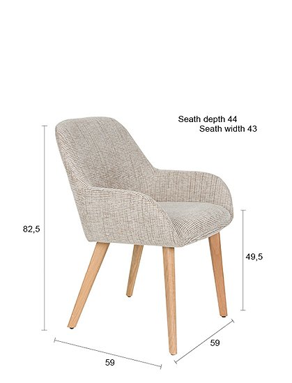 Stuhl Loua von White Label Living &#9733; Kundenbewertung "Sehr gut" &#9733; 12&percnt; Rabatt für Neukunden &#9733; Schnell verschickt &#9733; Jetzt günstig bei car-Moebel.de