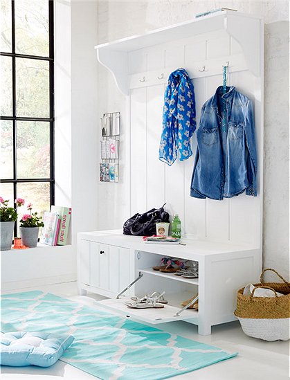 Wandgarderobe mit klappbarem Sitz &#9733; Kundenbewertung "Sehr gut" &#9733; 10&euro; Rabatt für Neukunden &#9733; Schnell verschickt &#9733; Günstig bei car-Moebel.de