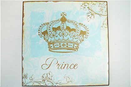 Metallschild PRINCE 1