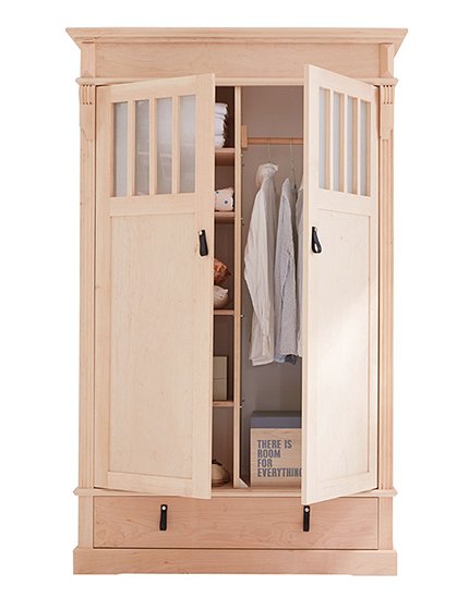 Kleiderschrank im Empirestil aus Holz &#9733; Kundenbewertung "Sehr gut" &#9733; 10&euro; Rabatt für Neukunden &#9733; Schnell verschickt &#9733; Jetzt kaufen bei car-Moebel.de