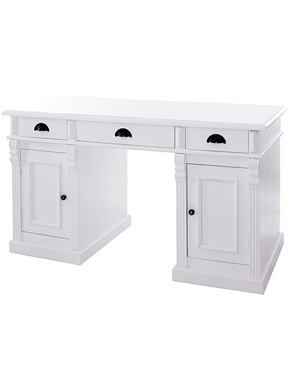 Schreibtisch weiß &#9733; Kundenbewertung "Sehr gut" &#9733; 10&euro; Rabatt für Neukunden &#9733; Schnell verschickt &#9733; Jetzt günstig kaufen bei car-Moebel.de