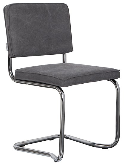 Freischwinger, Vintage grau BW 2