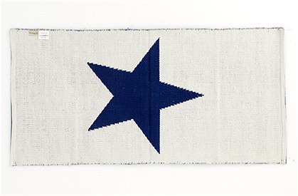 Teppich, Stern, blau/weiß &#9733; Kundenbewertung "Sehr gut" &#9733; 10&euro; Rabatt für Neukunden &#9733; Schnell verschickt &#9733; Jetzt günstig kaufen bei car-Moebel.de