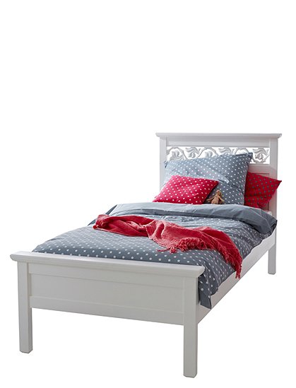 Landhausbett weiß &#9733; Kundenbewertung "Sehr gut" &#9733; 10&euro; Rabatt für Neukunden &#9733; Schnell verschickt &#9733; Jetzt günstig kaufen bei car-Moebel.de