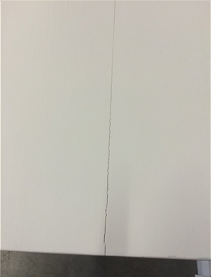 LVF9 Tisch mit Böcken, weiß 1
