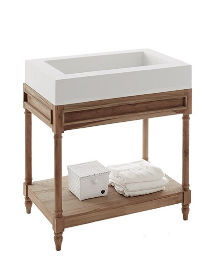 Waschtisch Teakholz &#9733; Kundenbewertung "Sehr gut" &#9733; 10&euro; Rabatt für Neukunden &#9733; Schnell verschickt &#9733; Jetzt günstig kaufen bei car-Moebel.de