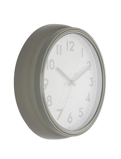 Wanduhr grau &#9733; Kundenbewertung "Sehr gut" &#9733; 10&euro; Rabatt für Neukunden &#9733; Schnell verschickt &#9733; Jetzt günstig kaufen bei car-Moebel.de