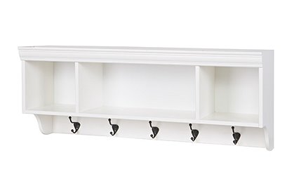 Das Garderobenregal von de EEKHORN stellt in seinen drei Fächern und 5 Haken viel Platz zur Verfügung. Jetzt entdecken bei car-moebel.de!