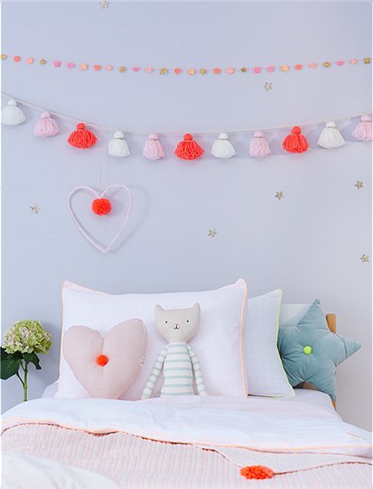 Girlande Quasten von Meri Meri &#9733; Kundenbewertung "Sehr gut" &#9733; 10&euro; Rabatt für Neukunden &#9733; Schnell verschickt &#9733; Günstig bei car-Moebel.de
