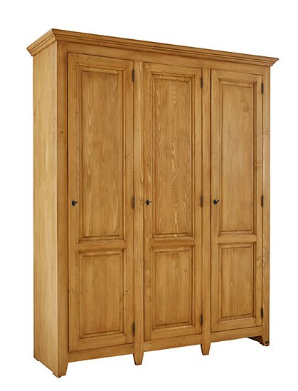 Spindschrank 3-türig aus Vollholz &#9733; Kundenbewertung "Sehr gut" &#9733; 10&euro; Rabatt für Neukunden &#9733; Schnell verschickt &#9733; Günstig bei car-Moebel.de