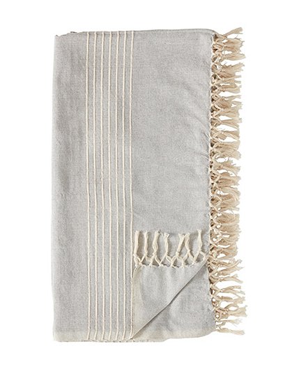 Plaid von HÜBSCH Interior &#9733; Kundenbewertung "Sehr gut" &#9733; 10&euro; Rabatt für Neukunden &#9733; Schnell verschickt &#9733; Jetzt günstig kaufen bei car-Moebel.de