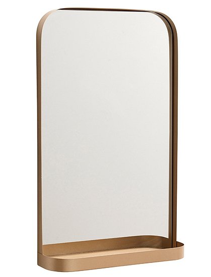 Spiegel mit Ablage von Nordal #haken#aus Eisen #haken#goldfarben #haken#mit Ablagefläche #haken#Flurmöbel #haken#Badaccessoire #haken#edel #haken# jetzt shoppen