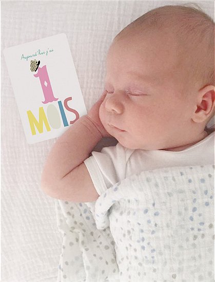 Babykarten Meilenstein von Mimi Lou &#9733; Kundenbewertung "Sehr gut" &#9733; 10&euro; Rabatt für Neukunden &#9733; Schnell verschickt &#9733; Günstig bei car-Moebel.de
