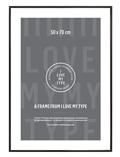 Bilderrahmen von I LOVE MY TYPE &#9733; Kundenbewertung "Sehr gut" &#9733; 10&euro; Rabatt für Neukunden &#9733; Schnell verschickt &#9733; Günstig bei car-Moebel.de