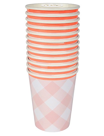 Partyset Vichy Karo von Meri Meri &#9733; Kundenbewertung "Sehr gut" &#9733; 10&euro; Rabatt für Neukunden &#9733; Schnell verschickt &#9733; Günstig bei car-Moebel.de