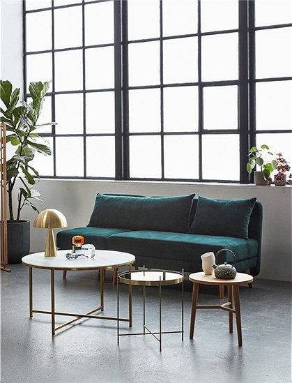 Sofa 2 Sitzer mit Sessel von HÜBSCH Interior &#9733; Kundenbewertung "Sehr gut" &#9733; 10&euro; Rabatt für Neukunden &#9733; Schnell verschickt &#9733; Günstig bei car-Moebel.de!