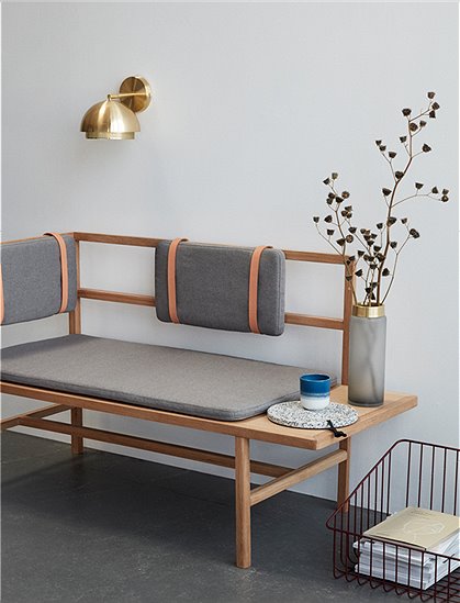 Bank mit Rückenlehne von HÜBSCH Interior &#9733; Kundenbewertung "Sehr gut" &#9733; 10&euro; Rabatt für Neukunden &#9733; Jetzt günstig kaufen bei car-Moebel.de