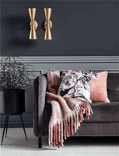 Wandleuchte in gold von Nordal &#9733; Kundenbewertung "Sehr gut" &#9733; 10&euro; Rabatt für Neukunden &#9733; Schnell verschickt &#9733; Jetzt günstig kaufen bei car-Moebel.de