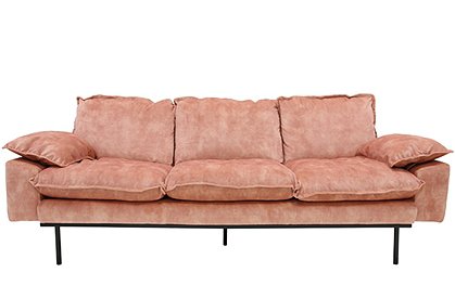 Retro 3er Sofa von HKliving &#9733; Kundenbewertung "Sehr gut" &#9733; 10&euro; Rabatt für Neukunden &#9733; Schnell verschickt &#9733; Jetzt günstig kaufen bei car-Moebel.de