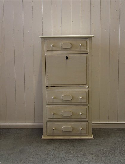 Schreibtischkommode,creme,Nr:171 1