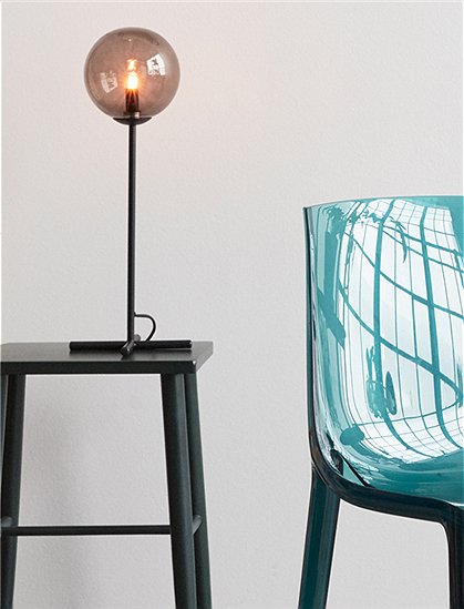 Tischlampe mit Birne von HÜBSCH Interior &#9733; Kundenbewertung "Sehr gut" &#9733; 10&euro; Neukundenrabatt &#9733; Schnell verschickt &#9733; Günstig bei car-Moebel.de
