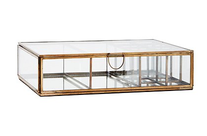 Glasbox mit zehn Fächern von MADAM STOLTZ &#9733; Kundenbewertung "Sehr gut" &#9733; 10&euro; Neukundenrabatt &#9733; Schnell verschickt &#9733; Günstig kaufen bei car-Moebel.de