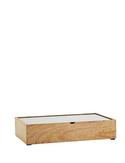 Holzkasten mit Glasdeckel von MADAM STOLTZ  &#9733; Kundenbewertung "Sehr gut" &#9733; 10&euro; Neukundenrabatt &#9733; Günstig kaufen bei car-Moebel.de
