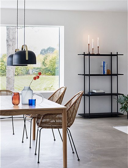Schwarze Hängeleuchte von HÜBSCH Interior &#9733; Kundenbewertung "Sehr gut" &#9733; 10&euro; Neukundenrabatt &#9733; Schnell verschickt &#9733; Jetzt kaufen bei car-Moebel.de