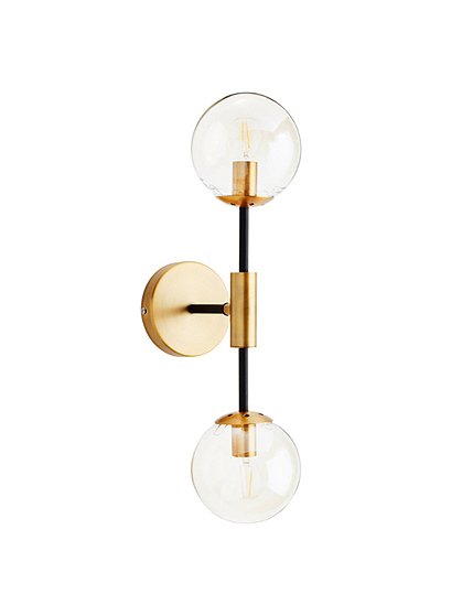 Doppelte Wandlampe von MADAM STOLTZ &#9733; Kundenbewertung "Sehr gut" &#9733; 10&euro; Rabatt für Neukunden &#9733; Schnell verschickt &#9733; Günstig bei car-Moebel.de