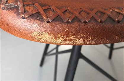 stuhl sitzschale Leder Nr : 405 2