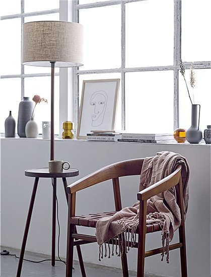 Stehleuchte Holz von Bloomingville &#9733; Kundenbewertung "Sehr gut" &#9733; 10&euro; Rabatt für Neukunden &#9733; Schnell verschickt &#9733; Günstig kaufen bei car-Moebel.de