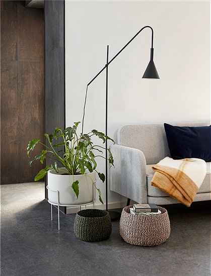 Stehleuchte in schwarz von Hübsch Interior &#9733; Kundenbewertung "Sehr gut" &#9733; 10&euro; Rabatt für Neukunden &#9733; Jetzt günstig kaufen bei car-Moebel.de