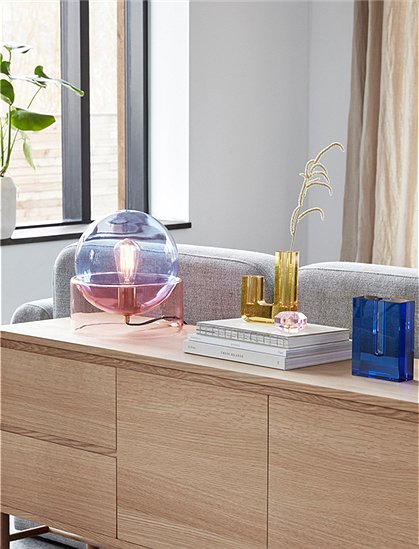 Tischleuchte Glas von Hübsch Interior &#9733; Kundenbewertung "Sehr gut" &#9733; 10&euro; Rabatt für Neukunden &#9733; Jetzt günstig kaufen bei car-Moebel.de