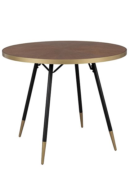 Esstisch rund Holz und Metall &#9733; Kundenbewertung "Sehr gut" &#9733; 10&euro; Rabatt für Neukunden &#9733; Schnell verschickt &#9733; Jetzt günstig kaufen bei car-Moebel.de