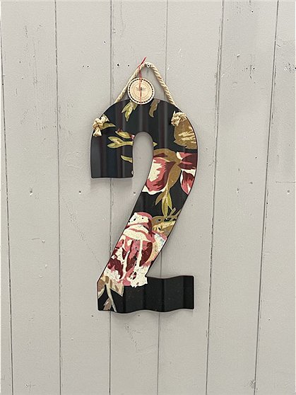 Metallzahl "2" Nr.494 2