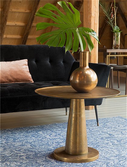 Beistelltisch rund Metall gold &#9733; Kundenbewertung "Sehr gut" &#9733; 10&euro; Rabatt für Neukunden &#9733; Schnell verschickt &#9733; Jetzt günstig kaufen bei car-Moebel.de