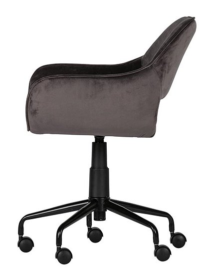 Bürostuhl von Wood mit weichem Samtbezug &#9733; Kundenbewertung "Sehr gut" &#9733; 10&euro; Rabatt für Neukunden &#9733; Jetzt günstig kaufen bei car-Moebel.de