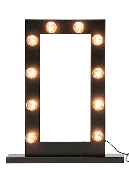 Wie in Hollywood! Beleuchteter Schminkspiegel von Wood &#9733; Kundenbewertung "Sehr gut" &#9733; 10&euro; Rabatt für Neukunden &#9733; Jetzt günstig kaufen bei car-Moebel.de