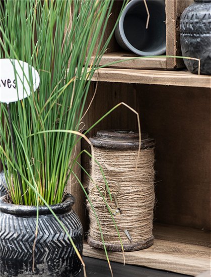 Holzspule mit Juteschnur von Ib Laursen &#9733; Kundenbewertung "Sehr gut" &#9733; 10&euro; Neukundenrabatt &#9733; Schnell verschickt &#9733; Günstig bei car-Moebel.de