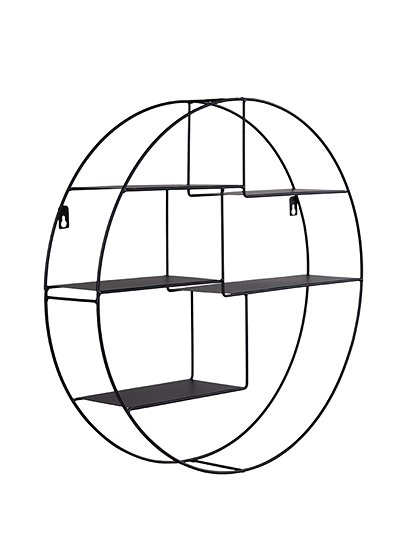 Wandregal aus Metall Ø 47 cm &#9733; Kundenbewertung "Sehr gut" &#9733; 10&euro; Rabatt für Neukunden &#9733; Schnell verschickt &#9733; Jetzt günstig kaufen bei car-Moebel.de