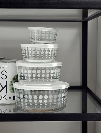 4er Set Glasschalen Nordal  &#9733; Kundenbewertung "Sehr gut" &#9733; 10&euro; Rabatt für Neukunden &#9733; Schnell verschickt &#9733; Rice jetzt günstig kaufen bei car-Moebel.de